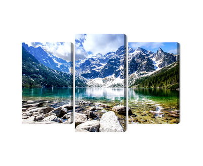 Ljuddämpande tavla - Lake morskie oko 3d