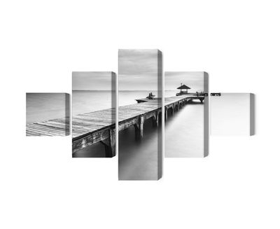 Ljuddämpande tavla - Wooden pier