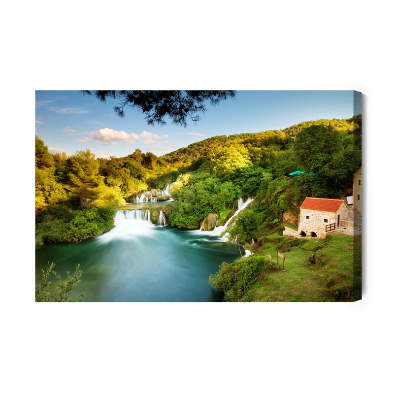 Ljuddämpande tavla - Skradinski buk waterfall