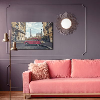 Ljuddämpande tavla - Car and architecture of Paris