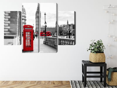 Ljuddämpande tavla - London telephone booth