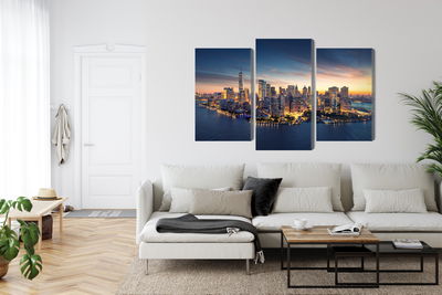 Ljuddämpande tavla - New York city panorama