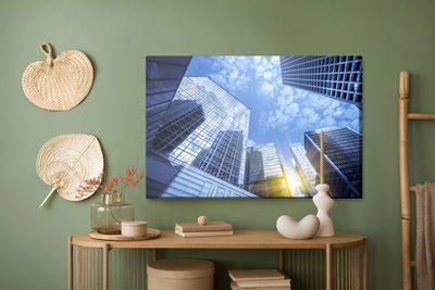 Ljuddämpande tavla - Skyscrapers, hong kong