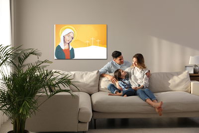 Ljuddämpande tavla - Portrait of the blessed