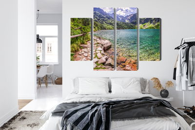 Ljuddämpande tavla - 3d view of the lake