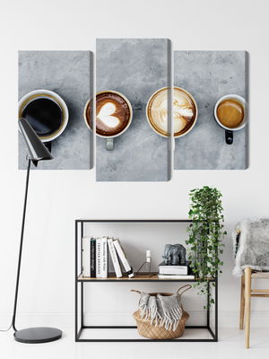 Ljuddämpande tavla - Cups with coffee