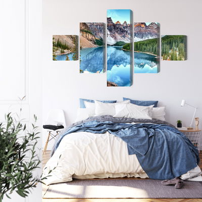 Ljuddämpande tavla - Moraine Lake in banff