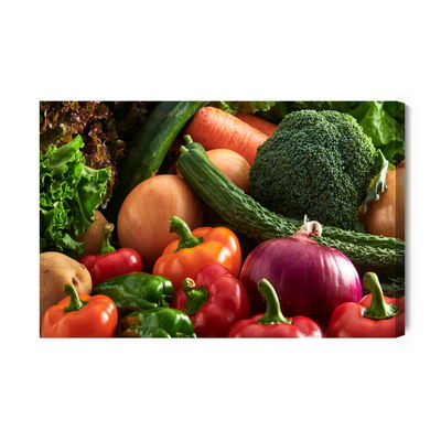 Ljuddämpande tavla - Vegetables close up