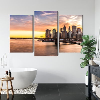 Ljuddämpande tavla - Panorama of the brooklyn