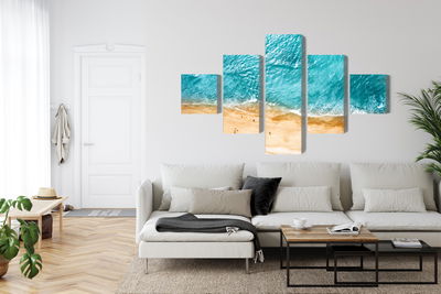 Ljuddämpande tavla - Aerial view of the ocean