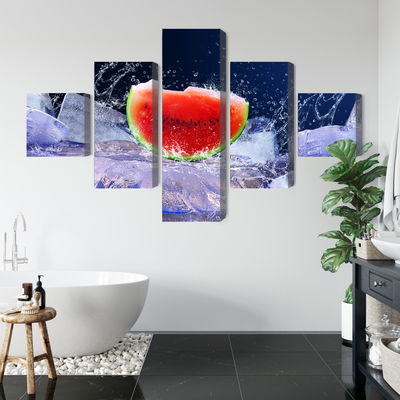 Ljuddämpande tavla - Watermelon on ice