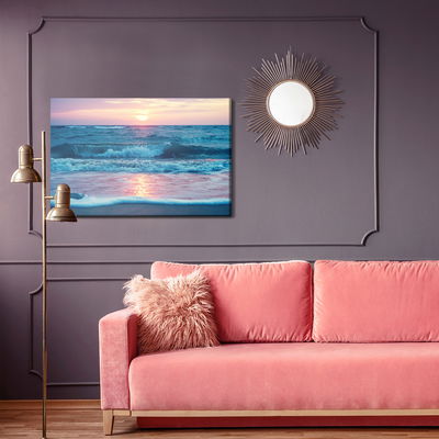 Ljuddämpande tavla - Sunrise at the sea