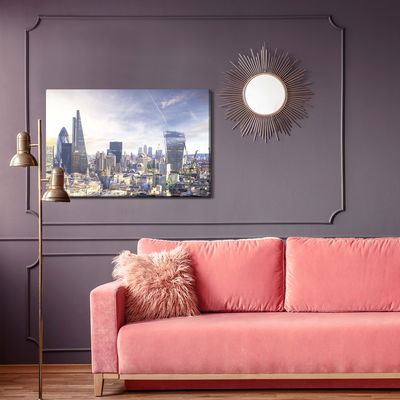 Ljuddämpande tavla - A modern London neighborhood