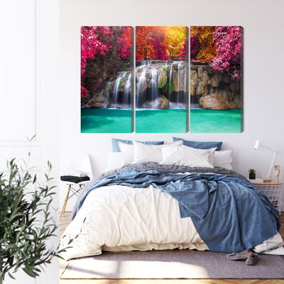 Ljuddämpande tavla - A waterfall in the deep