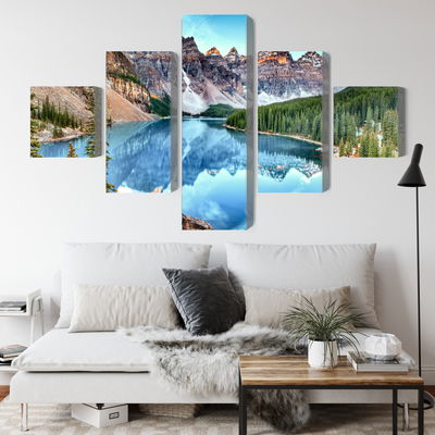 Ljuddämpande tavla - Moraine Lake in banff