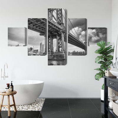 Ljuddämpande tavla - Manhattan bridge in New York