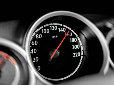 Ljuddämpande tavla - Car speedometer