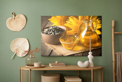 Ljuddämpande tavla - Sunflower oil