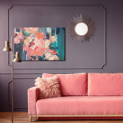 Ljuddämpande tavla - An abstract painting