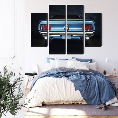 Ljuddämpande tavla - The back of an old ford