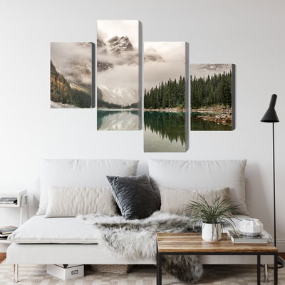 Ljuddämpande tavla - Moraine Lake in banff