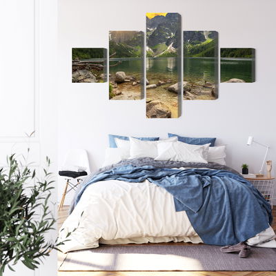 Ljuddämpande tavla - Morskie oko in tatra