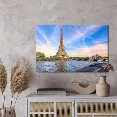 Ljuddämpande tavla - 3d view of the seine