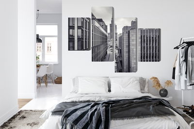 Ljuddämpande tavla - Black and white panorama