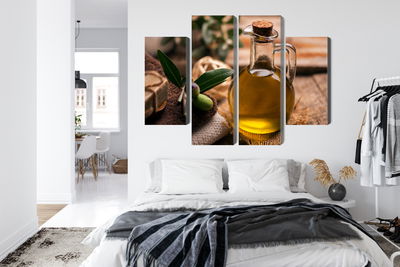 Ljuddämpande tavla - A bottle of olive oil