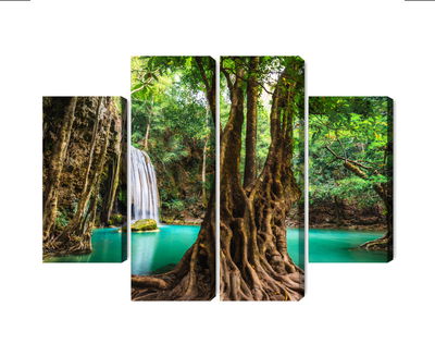 Ljuddämpande tavla - Erawan waterfalls