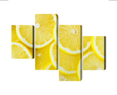 Ljuddämpande tavla - Lemon slices