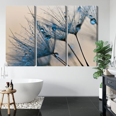 Ljuddämpande tavla - Dandelions with water