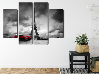 Ljuddämpande tavla - Black and white view