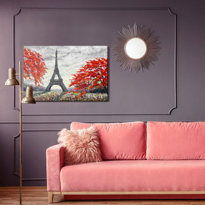 Ljuddämpande tavla - The eiffel tower between