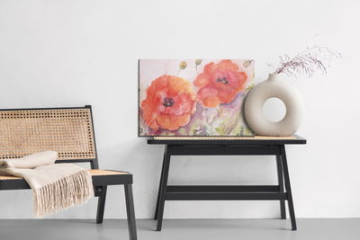 Ljuddämpande tavla - Poppies as painted