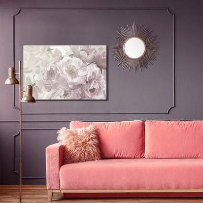 Ljuddämpande tavla - Nature with peony roses