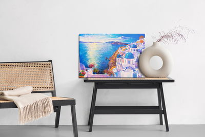 Ljuddämpande tavla - Sea in greece