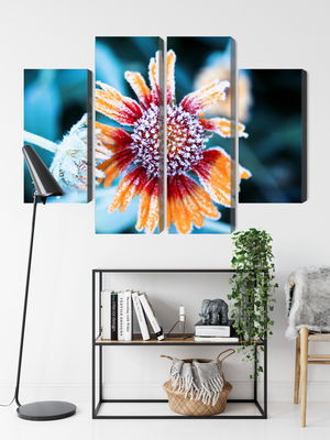 Ljuddämpande tavla - Rudbeckia flowers covered