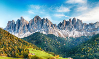 Ljuddämpande tavla - Dolomites mountain range