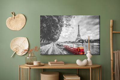 Ljuddämpande tavla - River seine in Paris