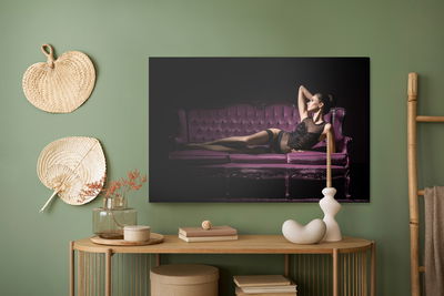 Ljuddämpande tavla - Woman in a sensual pose