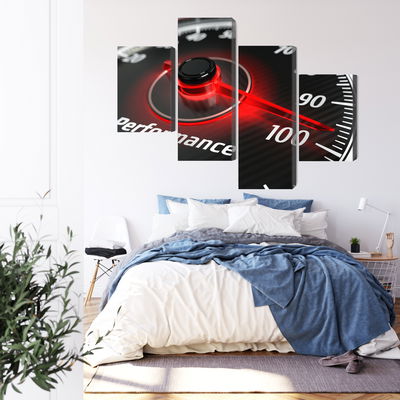 Ljuddämpande tavla - Modern 3d counter