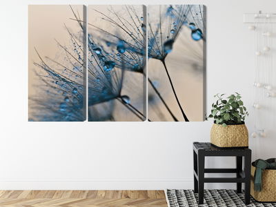 Ljuddämpande tavla - Dandelions with water