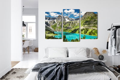 Ljuddämpande tavla - Crystalline lake