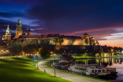 Ljuddämpande tavla - Wawel royal castle at sunrise