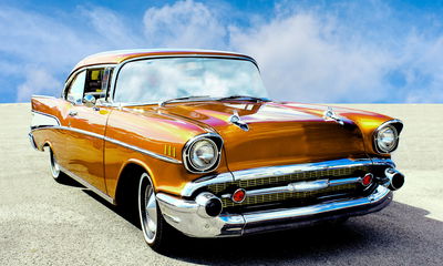 Ljuddämpande tavla - American vintage car