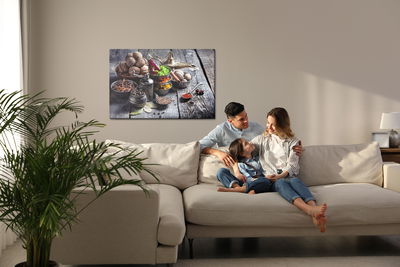 Ljuddämpande tavla - Spices with nuts