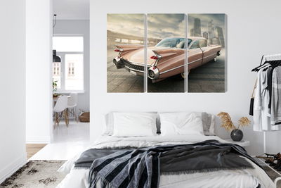 Ljuddämpande tavla - Vintage style car