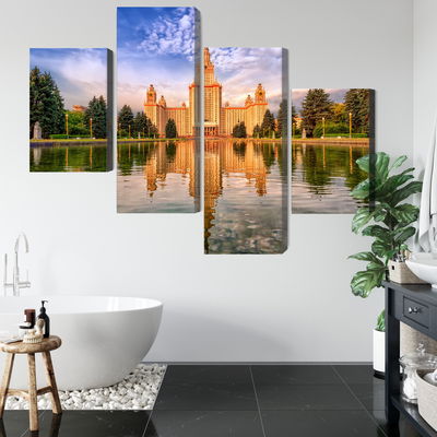 Ljuddämpande tavla - View of the building