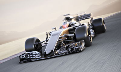 Ljuddämpande tavla - Formula 1 car